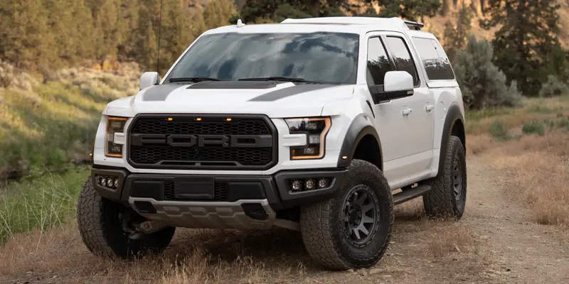 Truck with Back Country A/T2 tires
