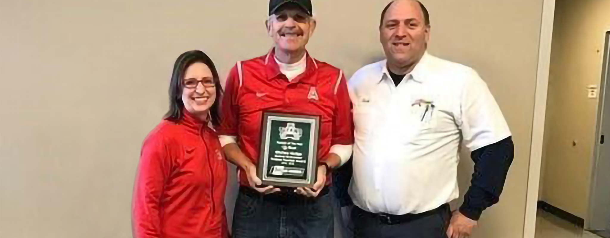 An Antelope high school teacher is presented with the 2016 Les Schwab Tireless Teacher Award.